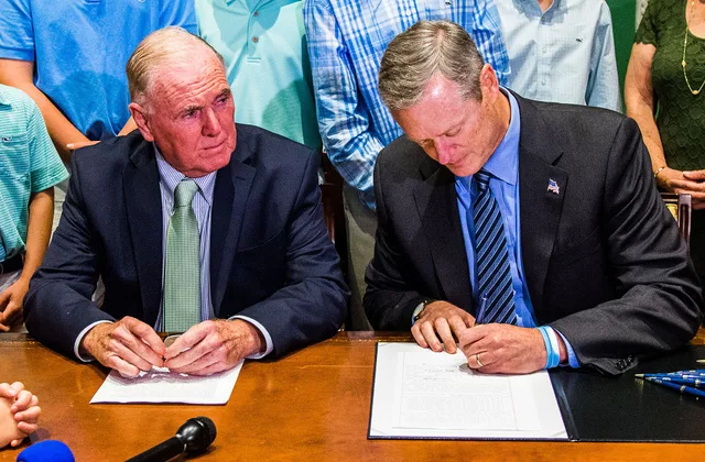 Mayor Ray Flynn Cruiseport Bill Signing 08.11.2016 On Thursday, August 11, 2016, Governor Baker celebrated the legacy of Former Mayor and Ambassador Ray Flynn as he signed into law legislation naming Cruiseport Boston in honor of Mr. Flynn. Joined by Mayor Flynn, Congressman Stephen F. Lynch, a numb. 6 honest notes on local grants requirements