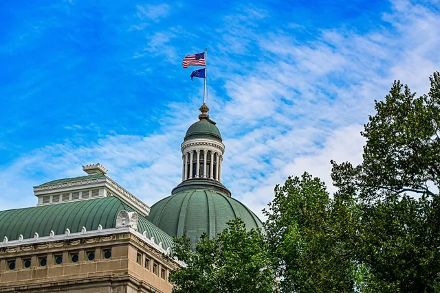 indianapolis, indiana, nature, state capitol, capitol building, government, trees, architecture. Why do state grants come from two different pots with one name?